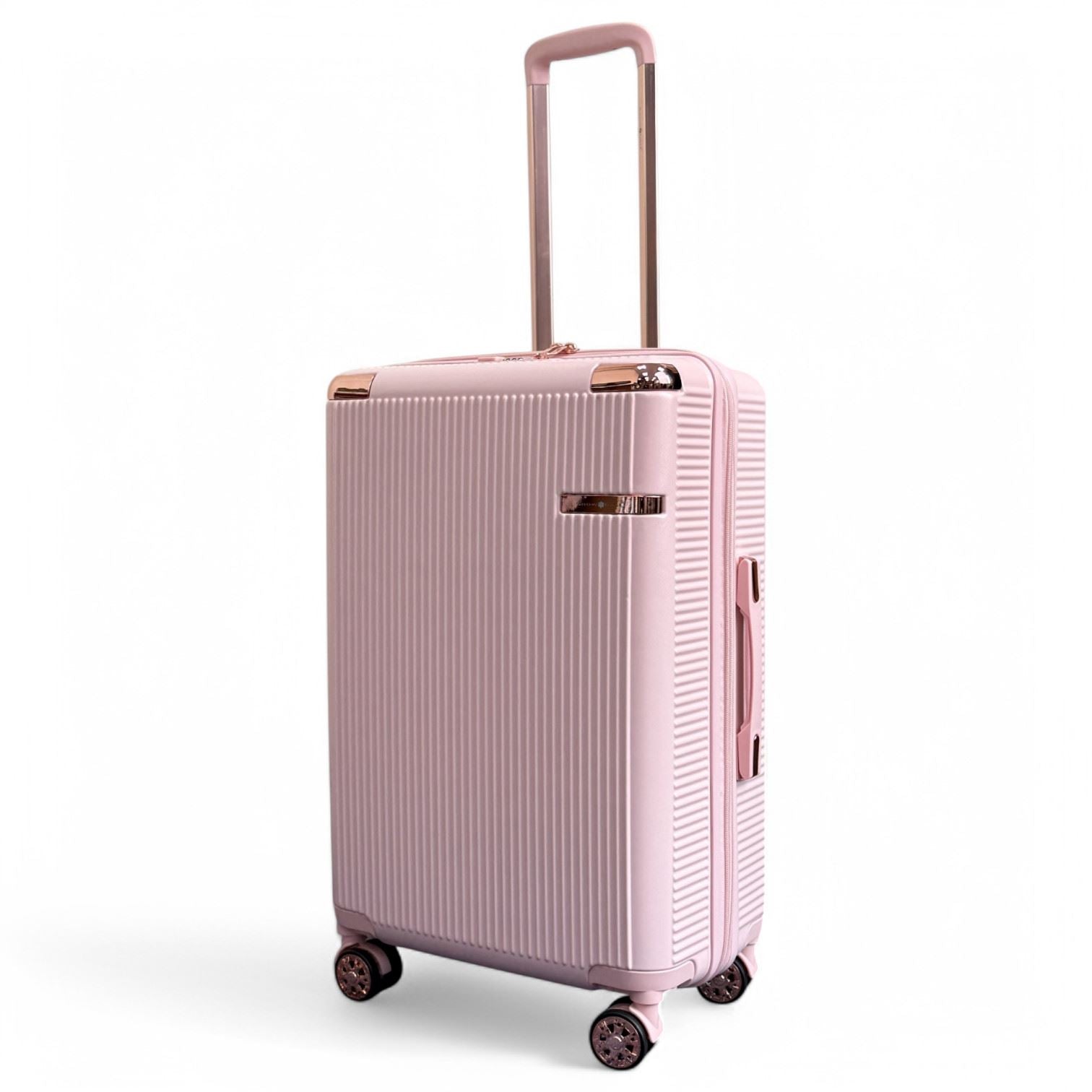 Cowra Medium Hard Shell Suitcase in Rose Gold