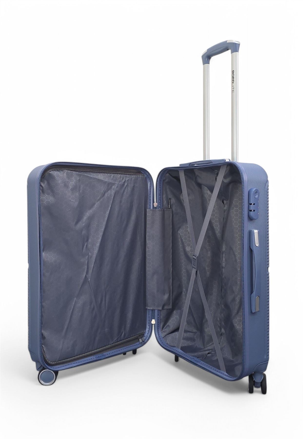 Seto Set of 3 Hard Shell Suitcase in Light Blue