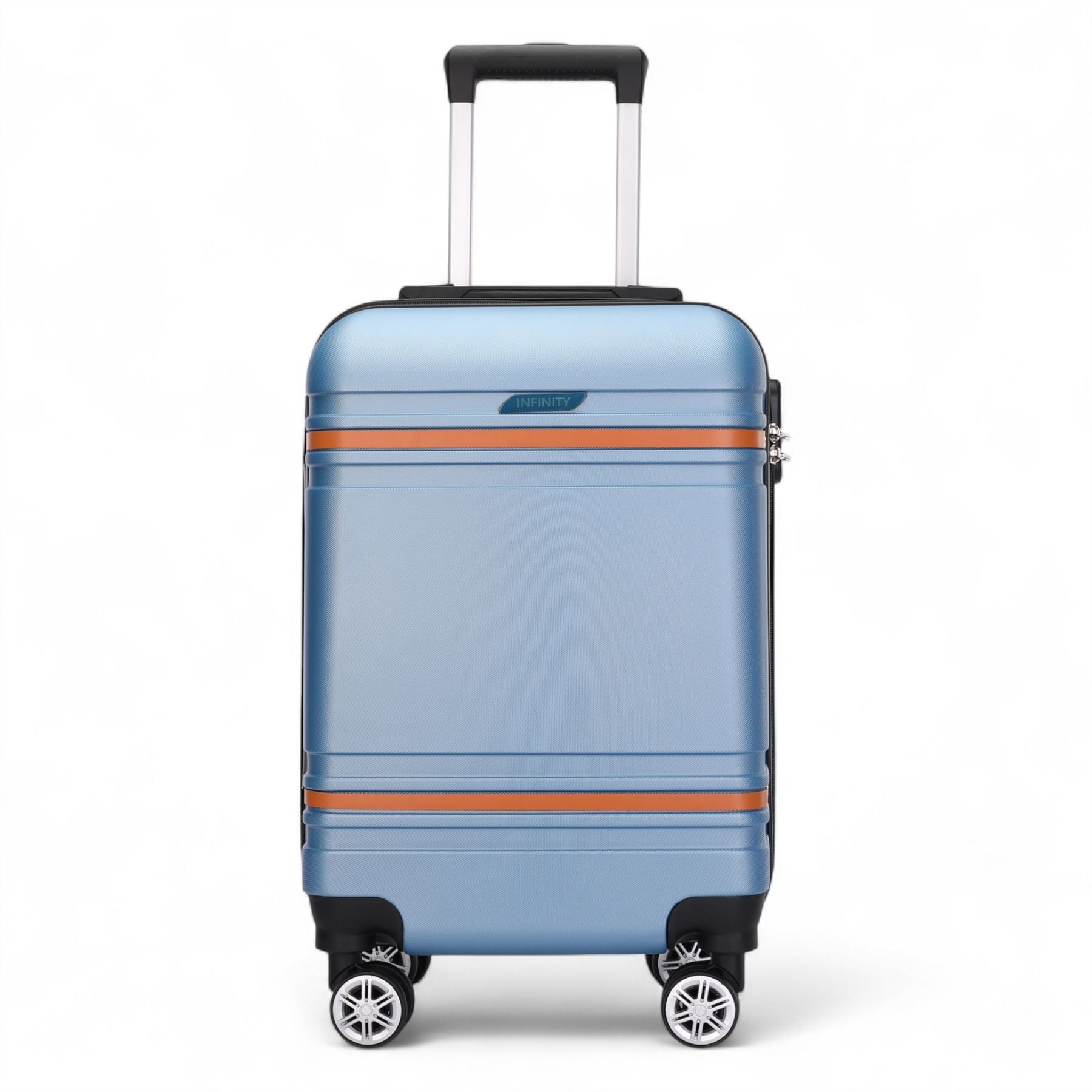 Calgary Cabin Hard Shell Suitcase in Blue