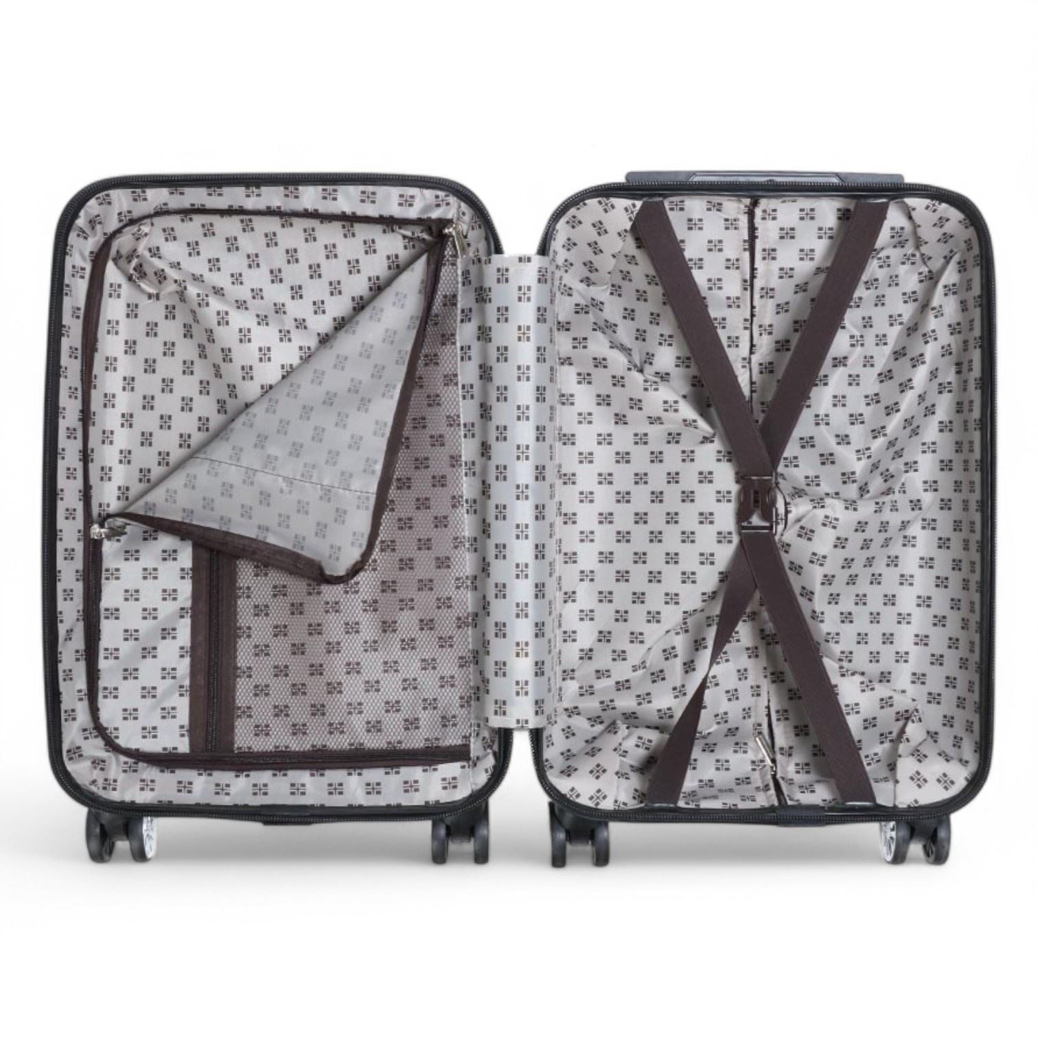 Ballina Cabin Hard Shell Suitcase in Black Queen Rosses