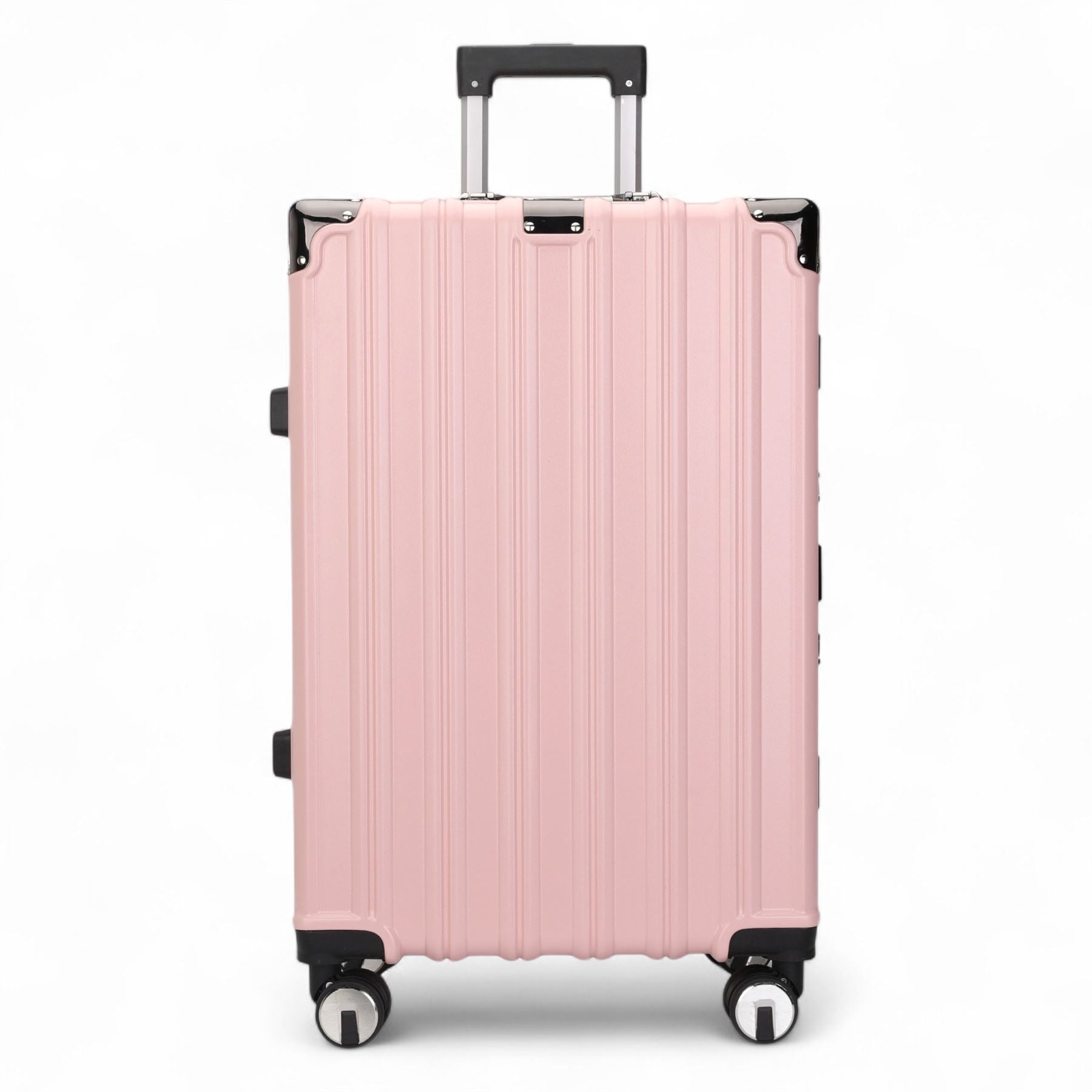 Airdrie Large Hard Shell Suitcase in Pink