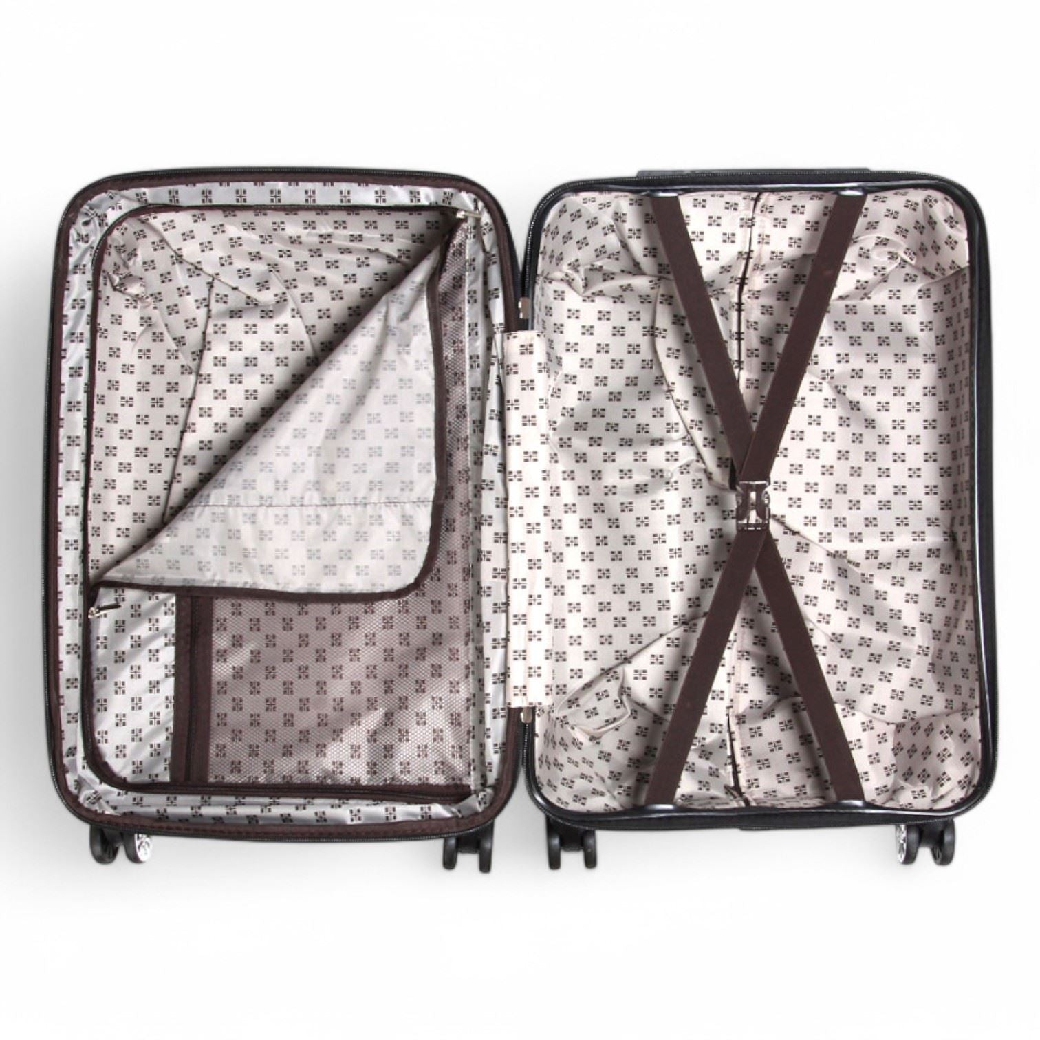 Ballina Medium Hard Shell Suitcase in Black Queen Rosses
