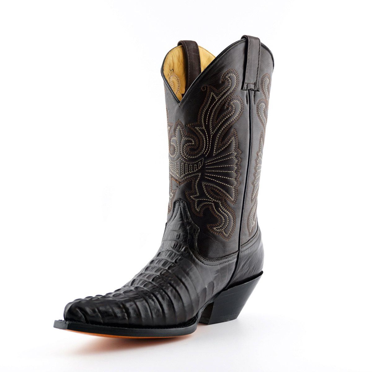 Grinders Brown Leather Western Cowboy Boots – Carolina