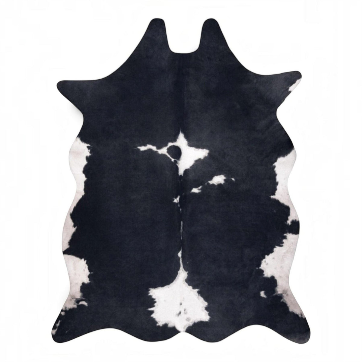 Natural Cow Leather Cowhide Hairon Rug - Hereford