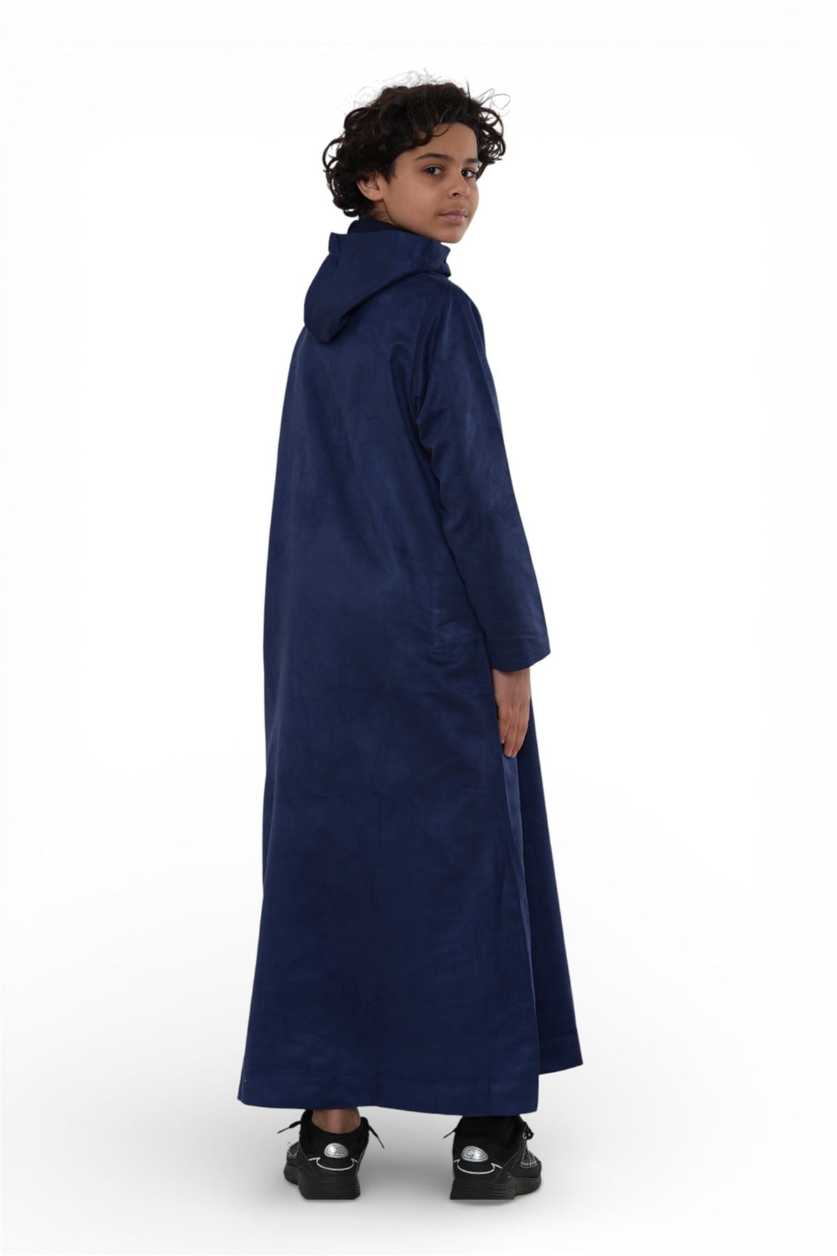 Kids Boys Hooded Eid Moroccan Jubba Robe Ramadan Eid Thobe - K-HM12