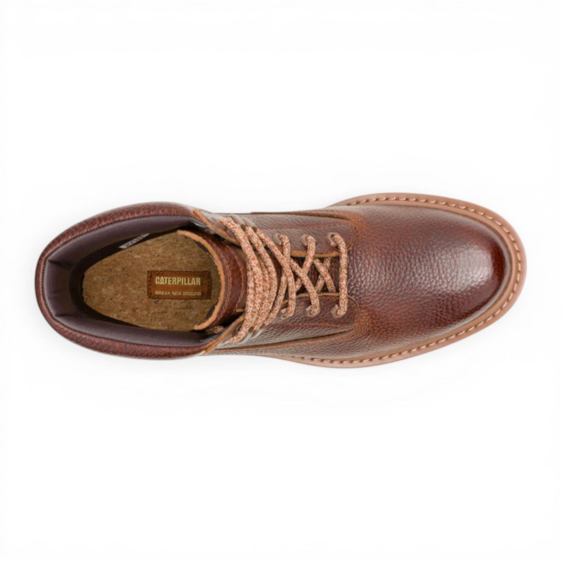 CAT (Caterpillar) Colorado 2.0 Ginger Brown Leather Hiking Ankle Boots