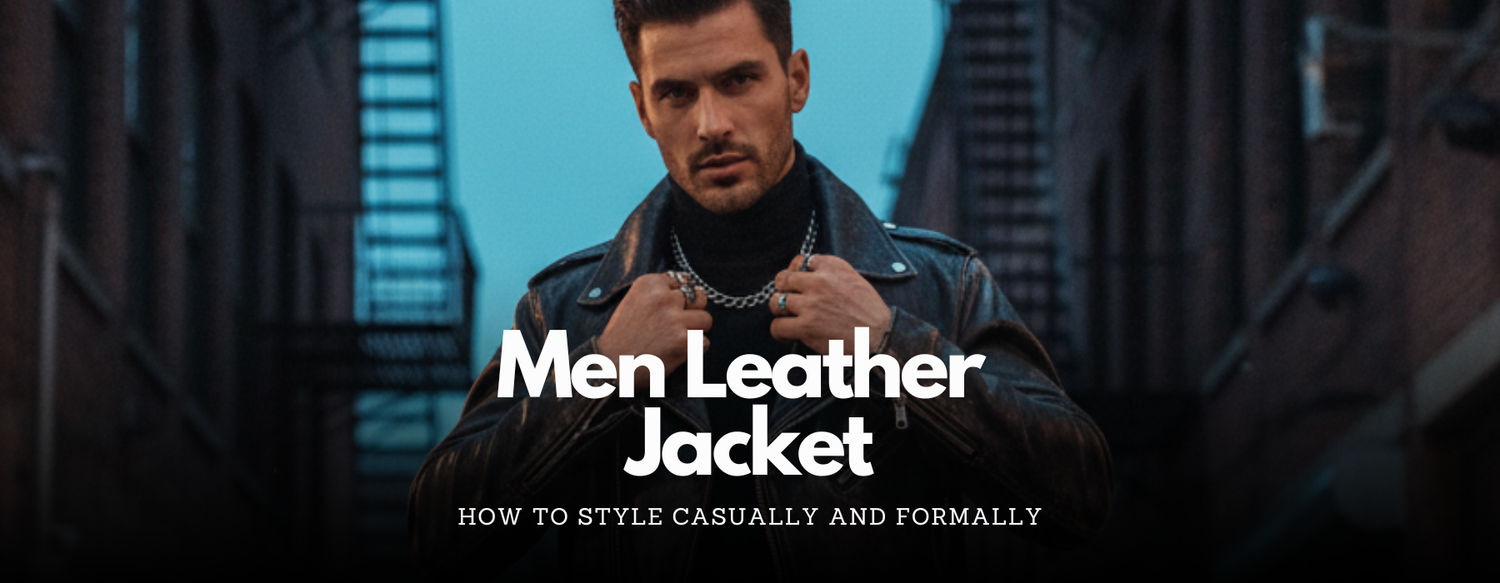 How to Style a Men’s Leather Jacket Casually and Formally