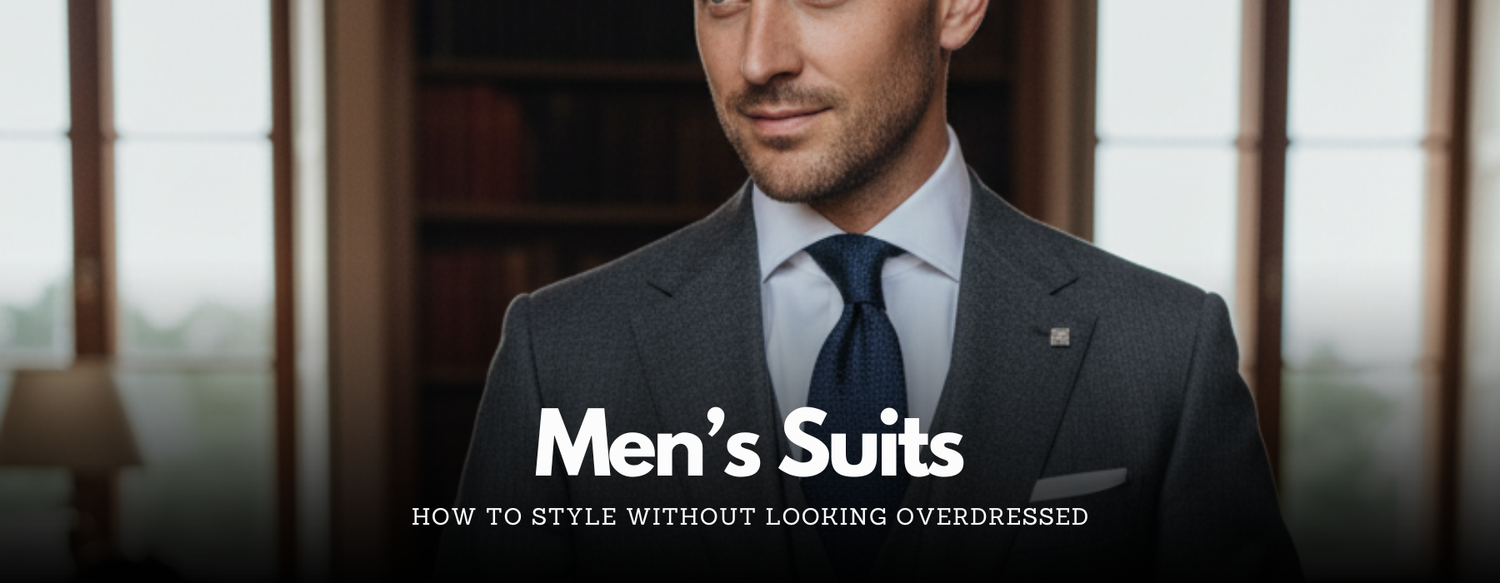 How to Style a Men’s Suit Without Looking Overdressed