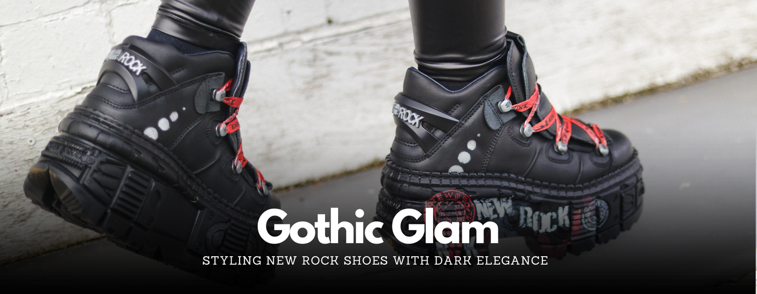 Gothic Glam: Styling New Rock Shoes with Dark Elegance - Upperclass Fashions 