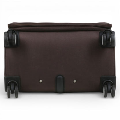 Carrollton Large Soft Shell Suitcase in Brown