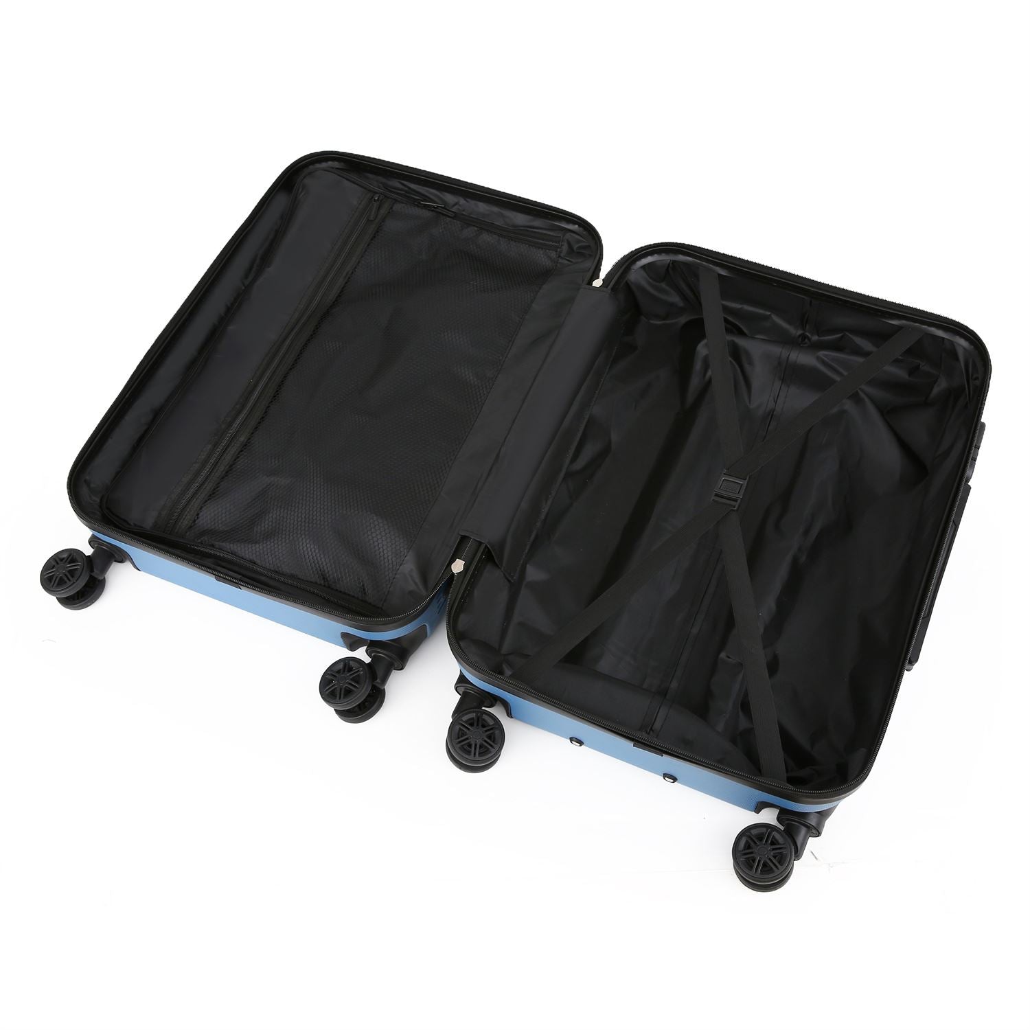 Calgary Set of 3 Hard Shell Suitcase in Blue