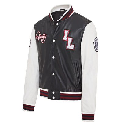 Mens Baseball Leather Letterman Bomber Jacket - Walthamstow