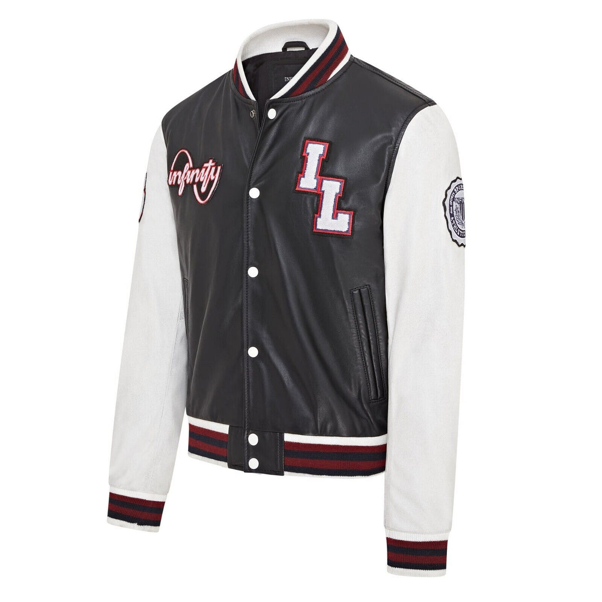 Varsity Letterman Bomber Stylish Vintage Red Wool & White Varsity Letterman Bomber Stylish Vintage Red Wool & White
