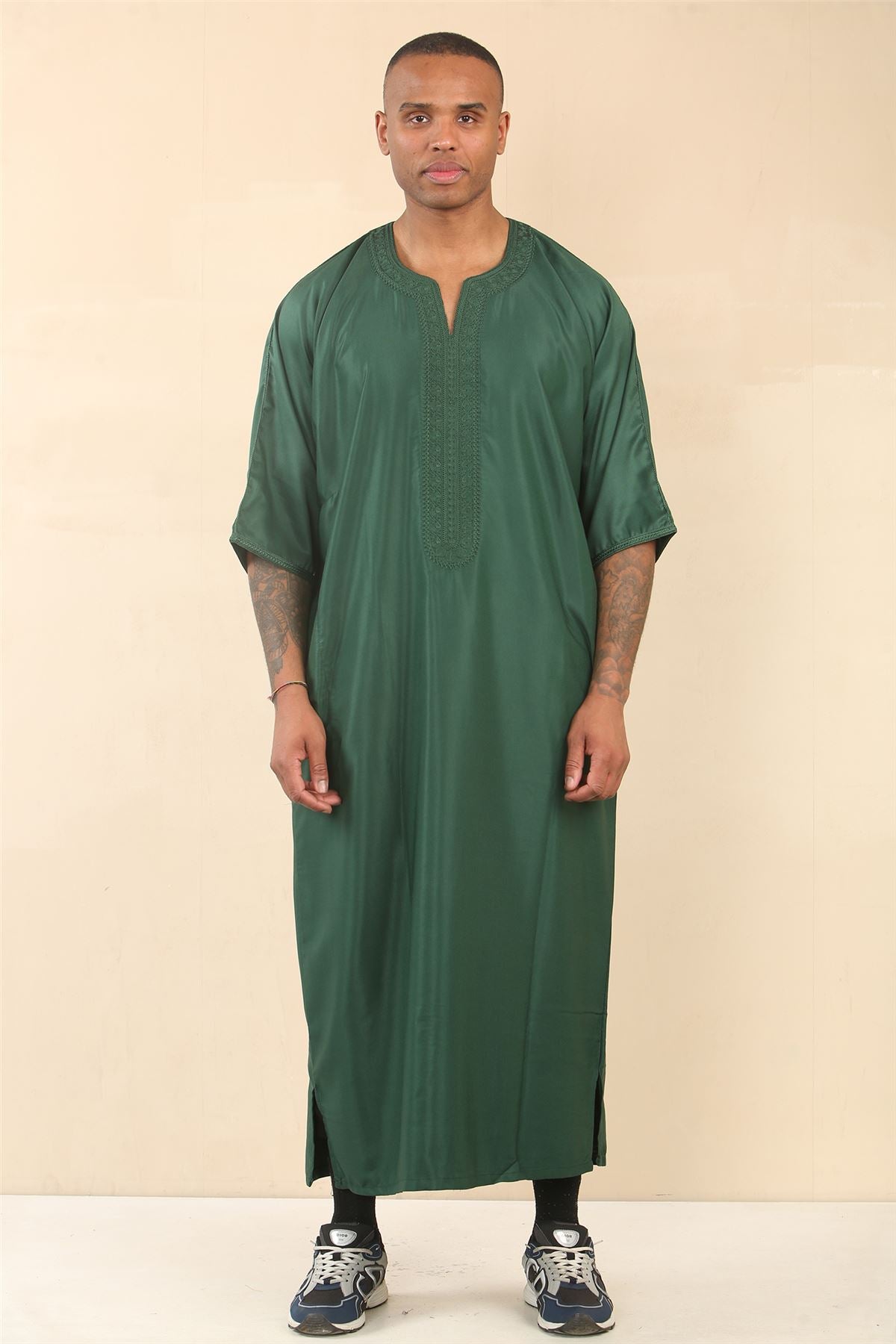 Upper Class Robe Men's Moroccan Thobe Djellaba Jubba Robe Eid – Upperclass Fashions