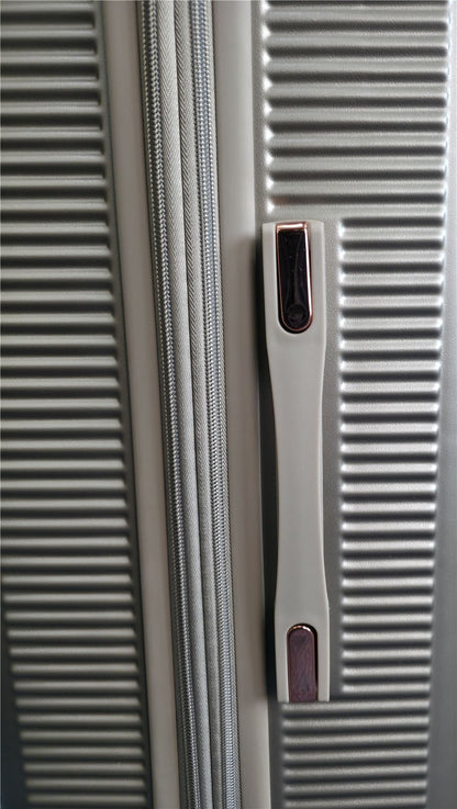 Cowra Medium Hard Shell Suitcase in Champagne ( Beige )