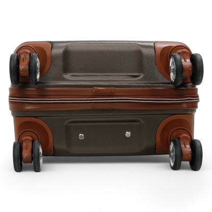 Armidale Cabin Hard Shell Suitcase in Coffee