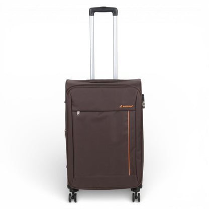 Carrollton Medium Soft Shell Suitcase in Brown