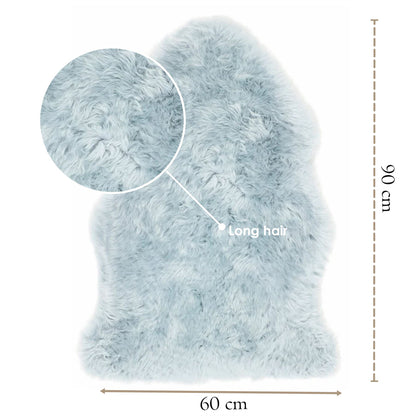 Genuine Sheepskin Natural Silky Soft Fluffy Real Wool Rug