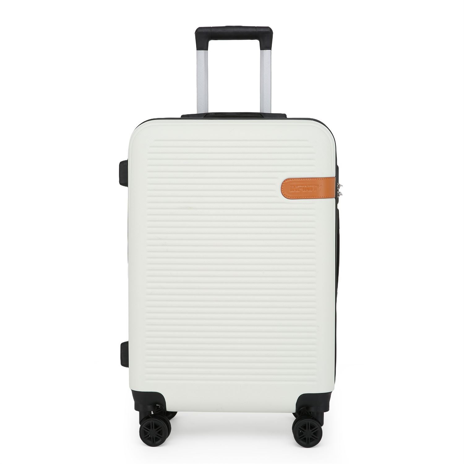 Calgary Medium Hard Shell Suitcase in Cream