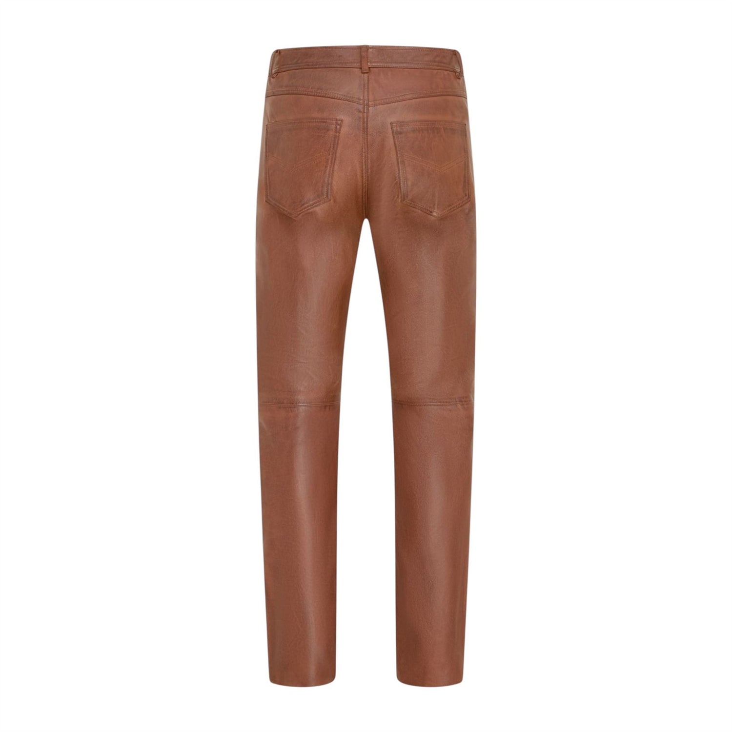 Mens Lamb Leather 501 Biker Jeans - Istanbul