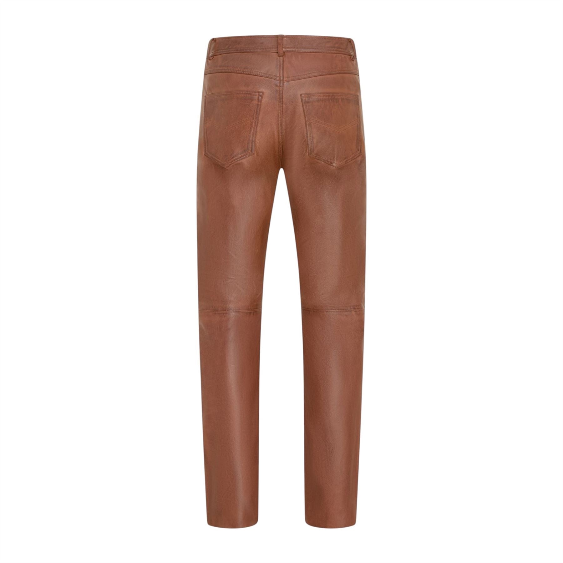 Mens Lamb Leather 501 Biker Jeans - Istanbul