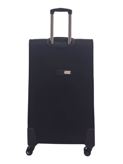 Ashford Large Soft Shell Suitcase in Black