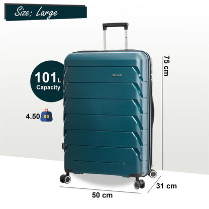 Camden Large Hard Shell Suitcase in Green
