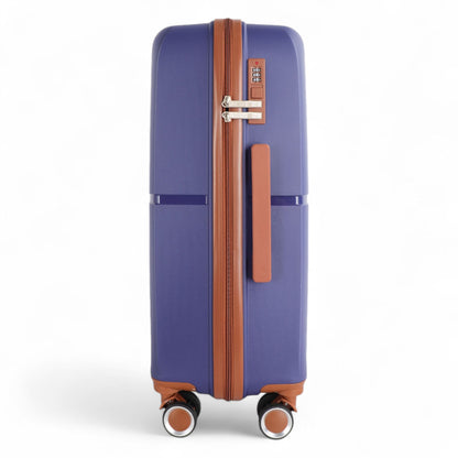 Corowa Large Hard Shell Suitcase in Teal Blue