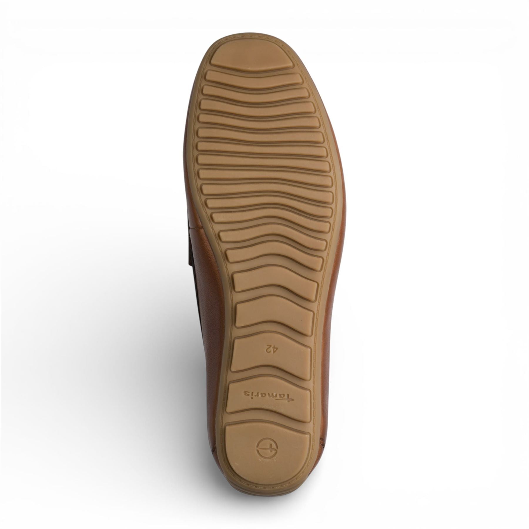 Tamaris Mens Brown Leather Moccasin Loafers Casual Shoes