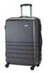 Hard Shell Charcoal Suitcase Set 4 Wheel Cabin Luggage Trolley Travel Bag - Upperclass Fashions 