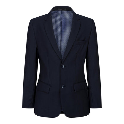 Boys 5 Piece Navy Blue Classic Suit - Upperclass Fashions 