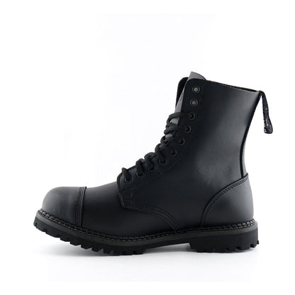 Grinders Stag CS Black Unisex Safety Steel Toe Cap Military Punk Boots