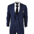 Mens IM1 Classic Plain Navy 3 Piece Suit - Upperclass Fashions 