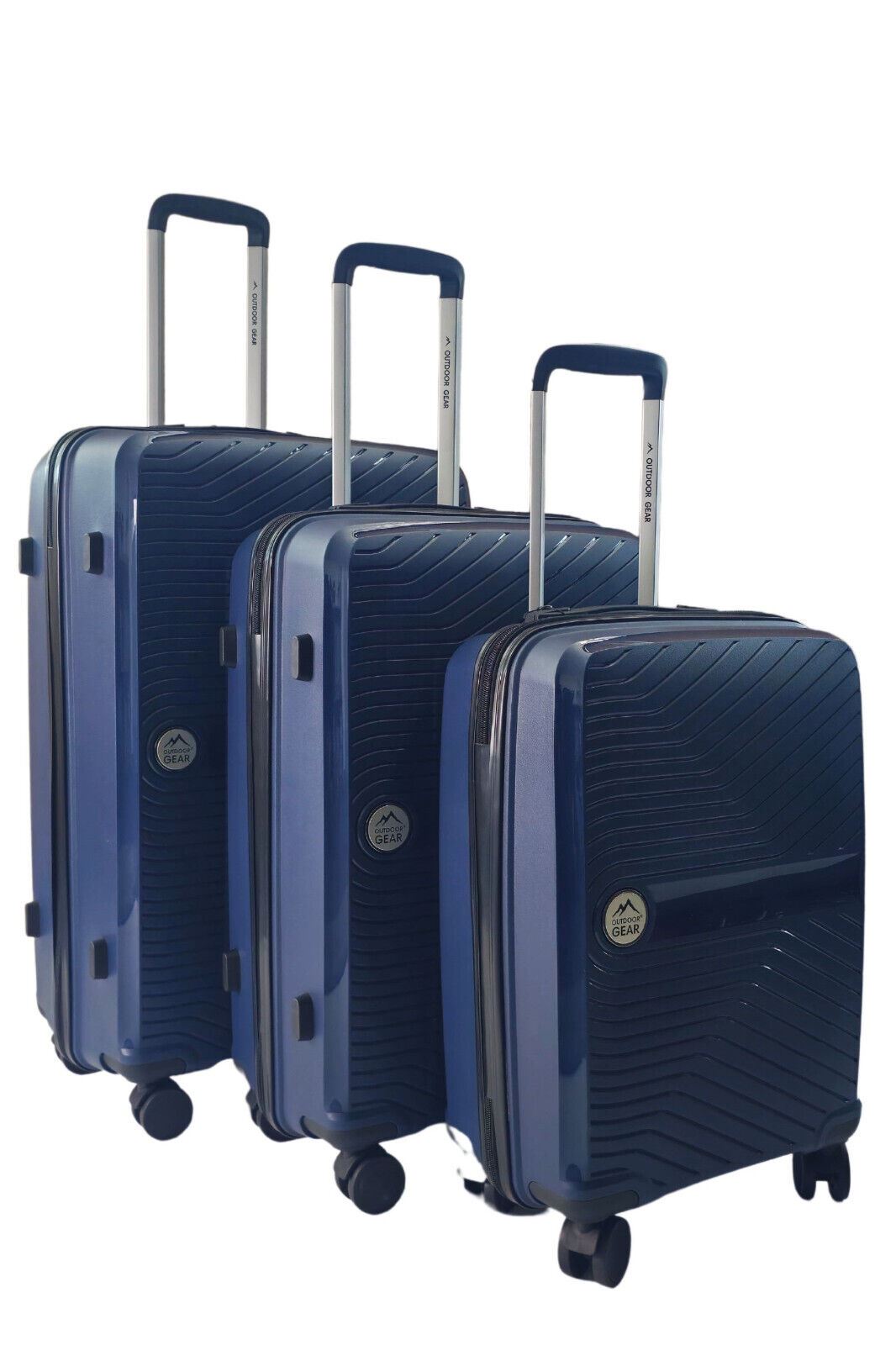 Abbeville Set of 3 Hard Shell Suitcase in Navy