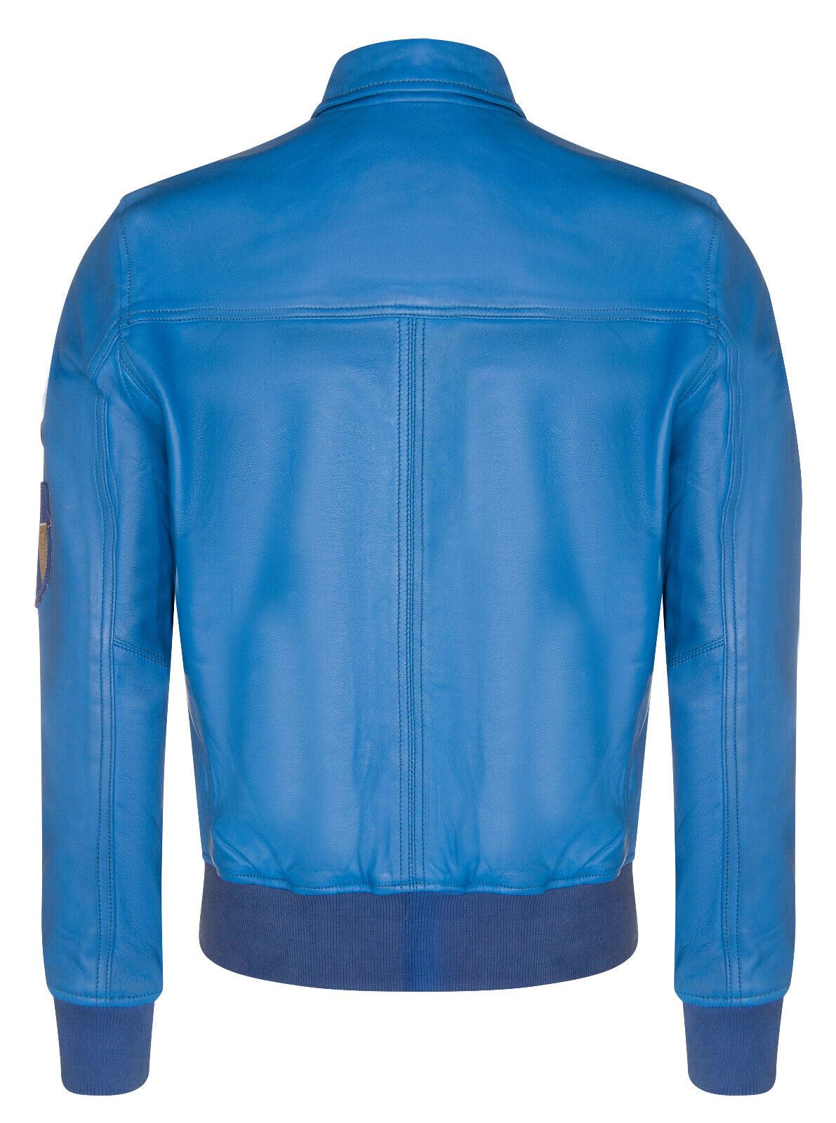 Mens Leather Pilot Bomber Jacket - Crediton