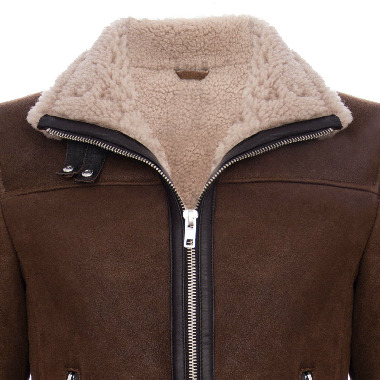 Mens Rero Sheepskin Leather Biker Jacket-Helmsley