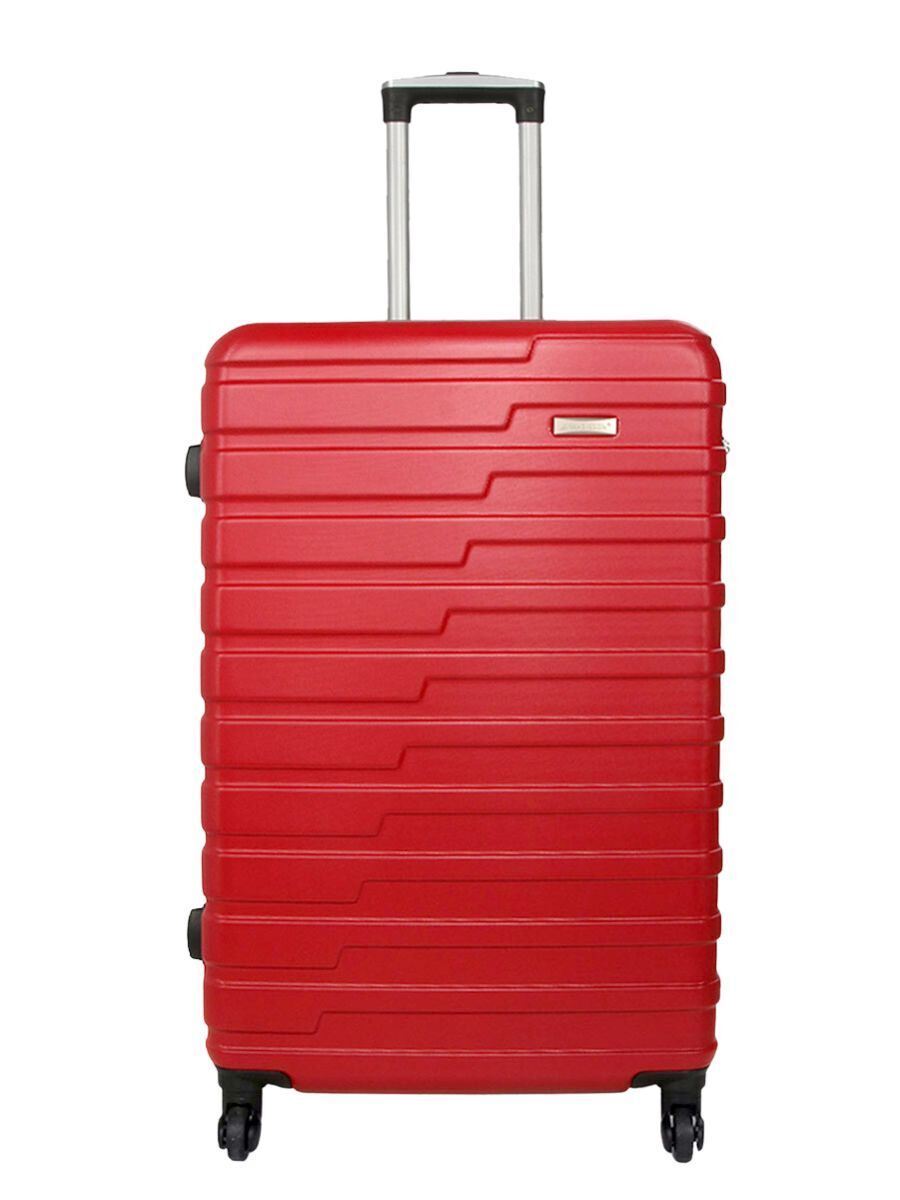 Crossville Large Hard Shell Suitcase in Red
