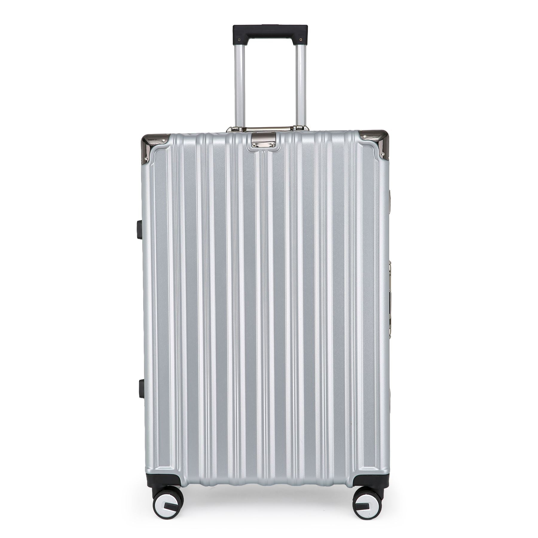 Airdrie Large Hard Shell Suitcase in Silver