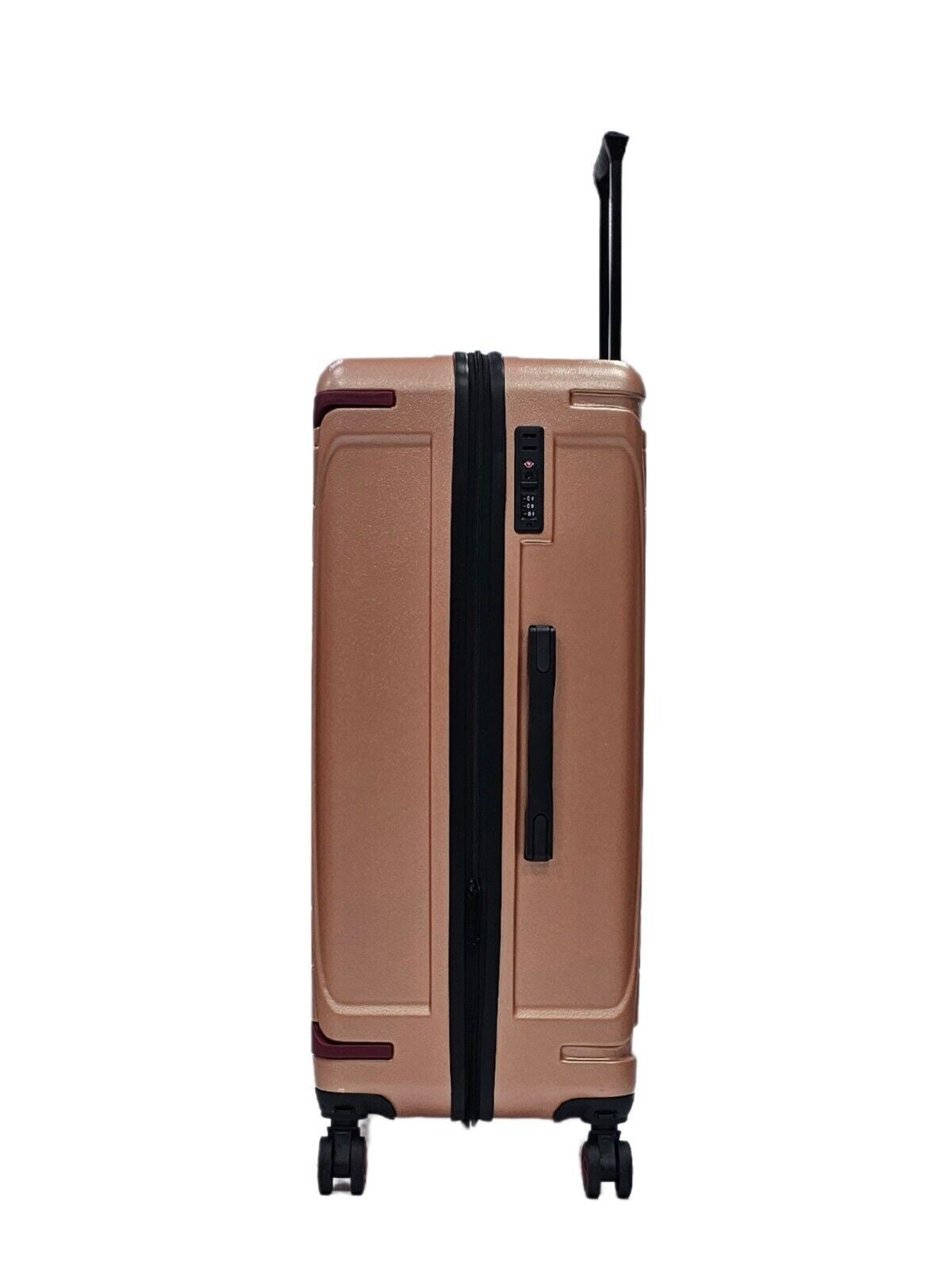Bynum Extra Large Hard Shell Suitcase in Rose Gold