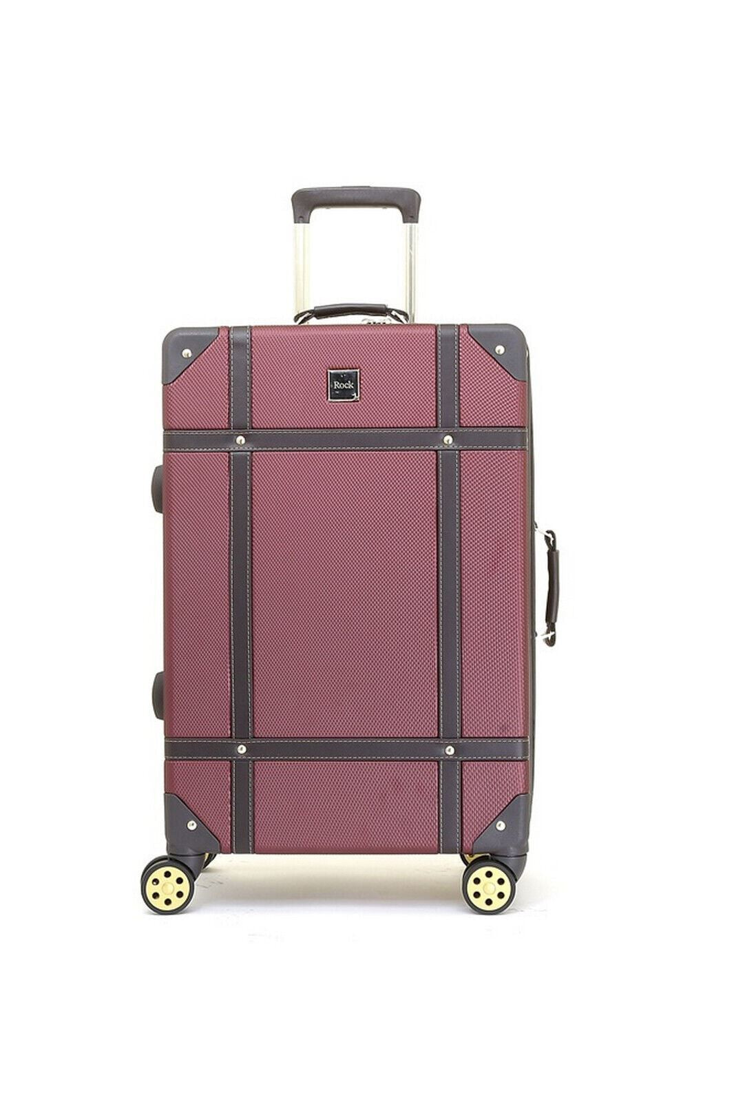 Alexandria Medium Hard Shell Suitcase in Burgundy