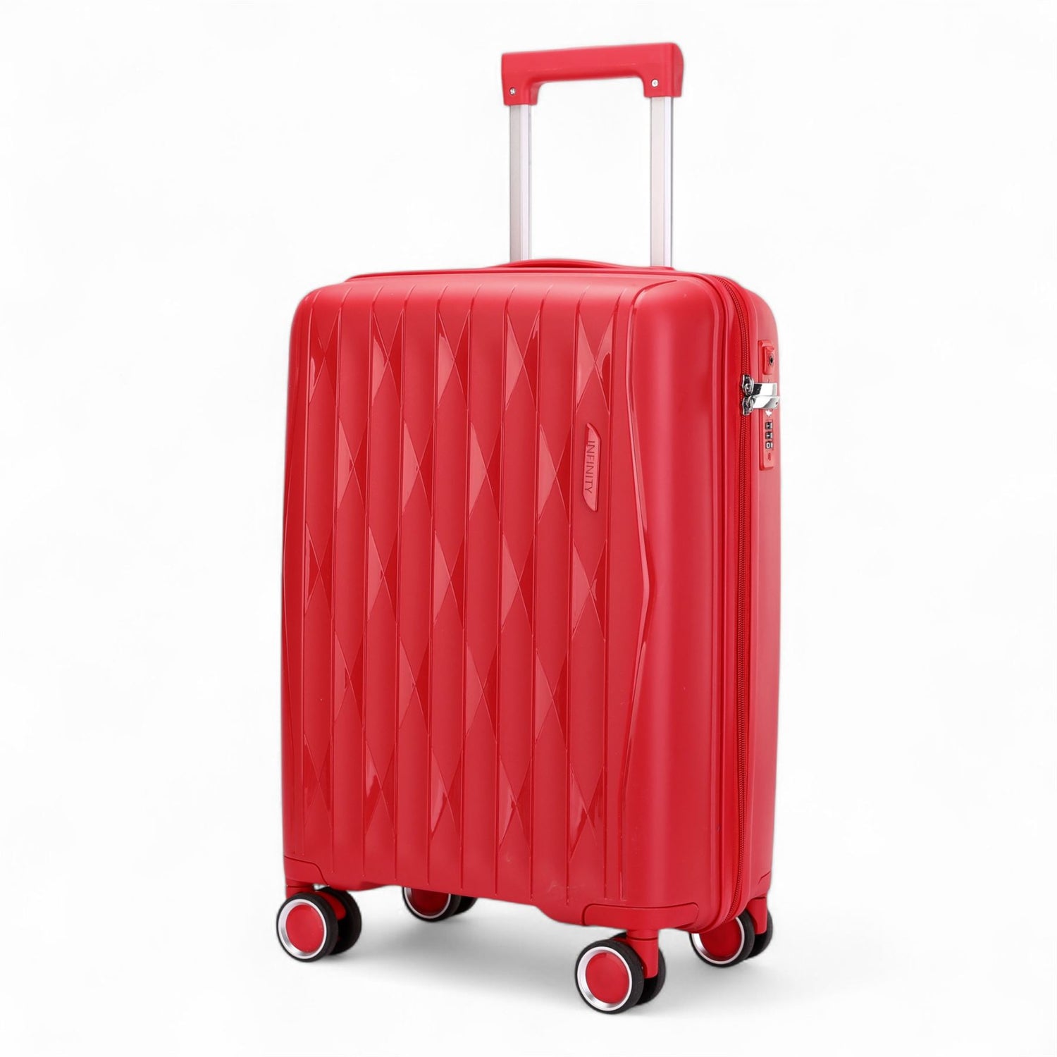 Burnaby Cabin Hard Shell Suitcase in Red