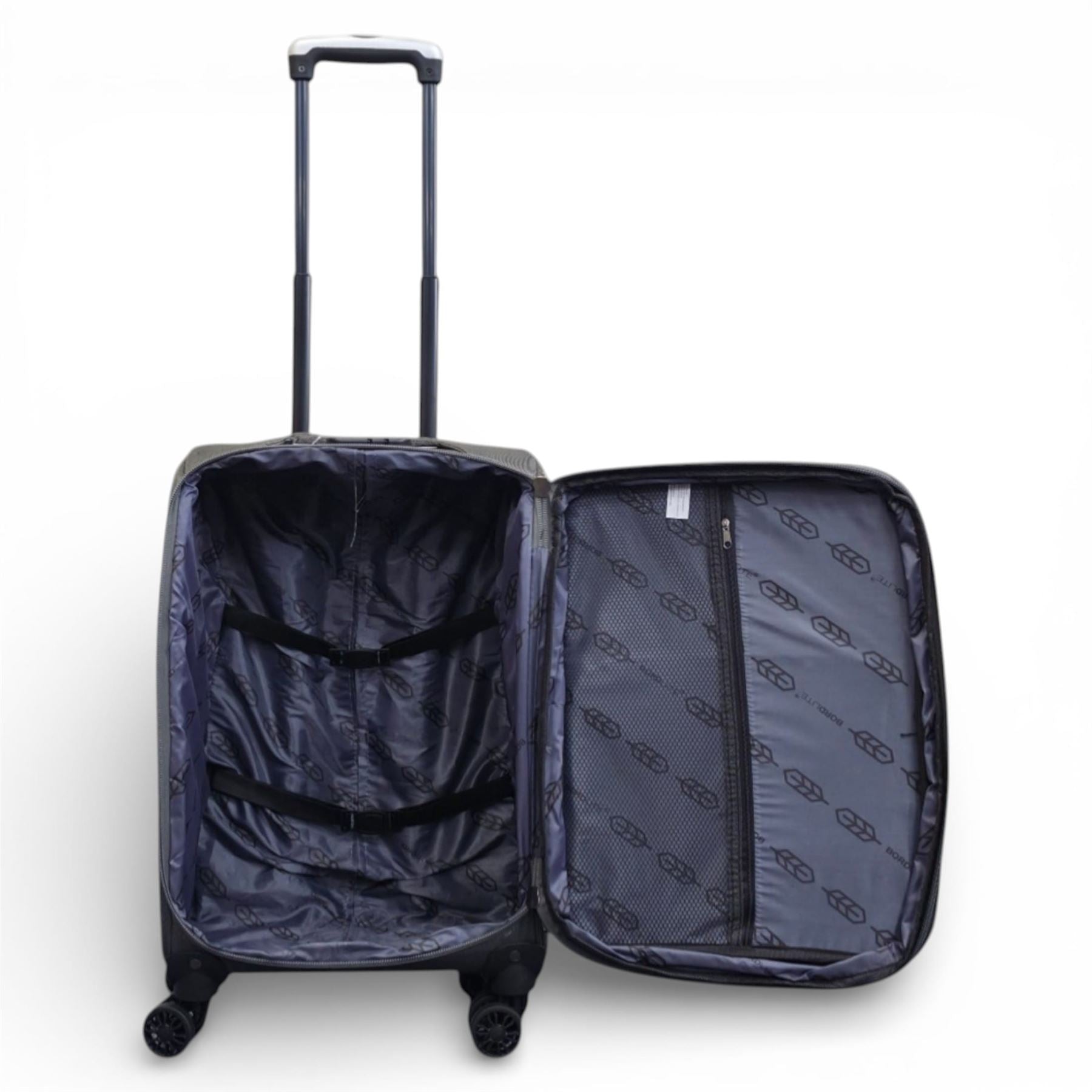 Nagoya Cabin Soft Shell Suitcase in Grey