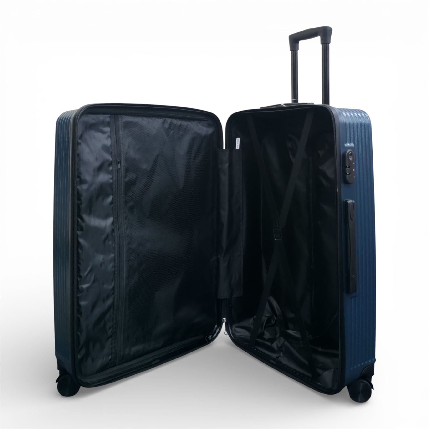 Junee Large Hard Shell Suitcase in Blue