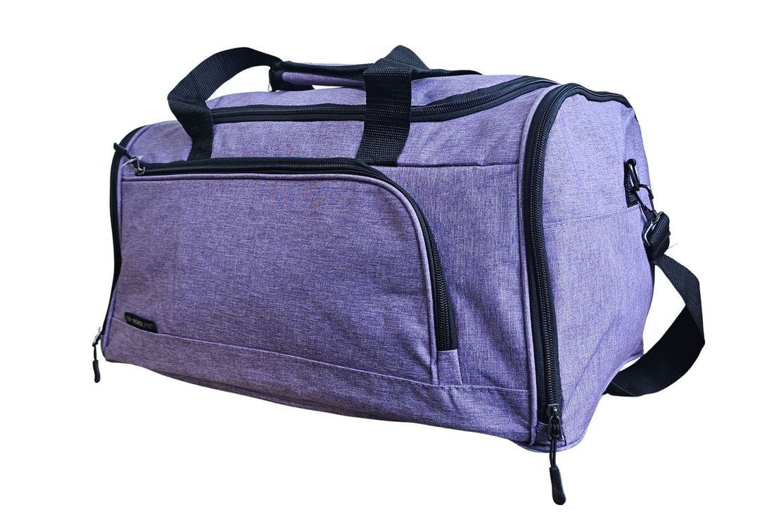 Large Duffel Weekend Holdall Carry-On Cabin Bag Gym Sports Travel Bag Lilac