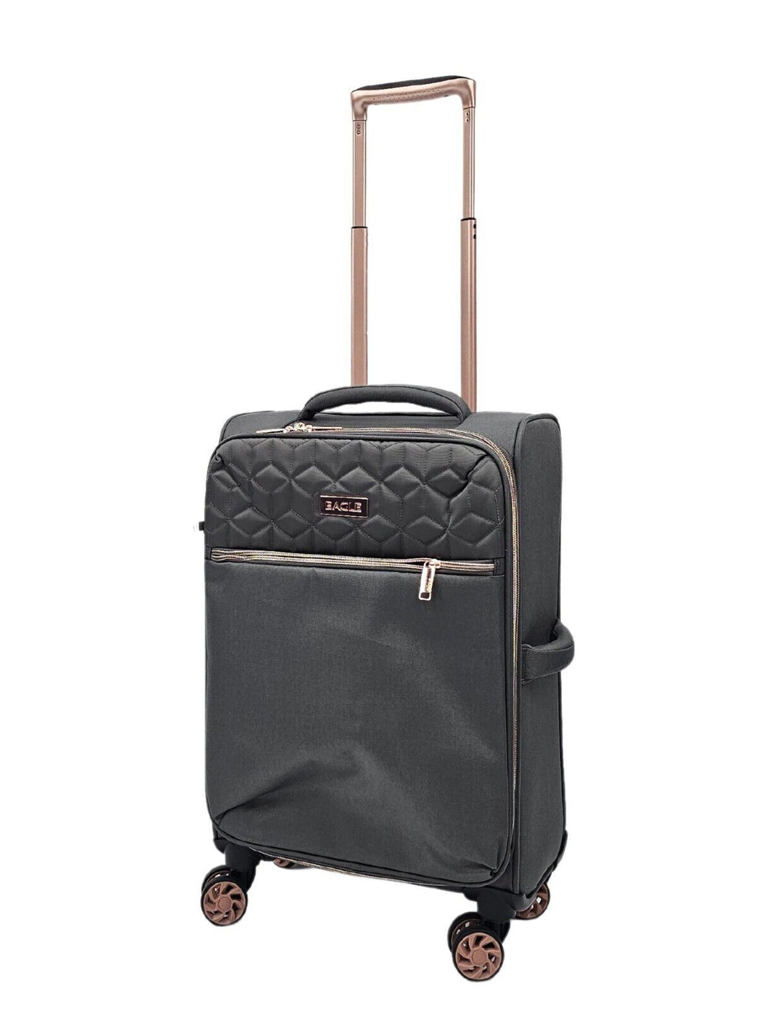 Cabin Grey Suitcases Set 4 Wheel Luggage Travel Lightweight Bags - Upperclass Fashions 