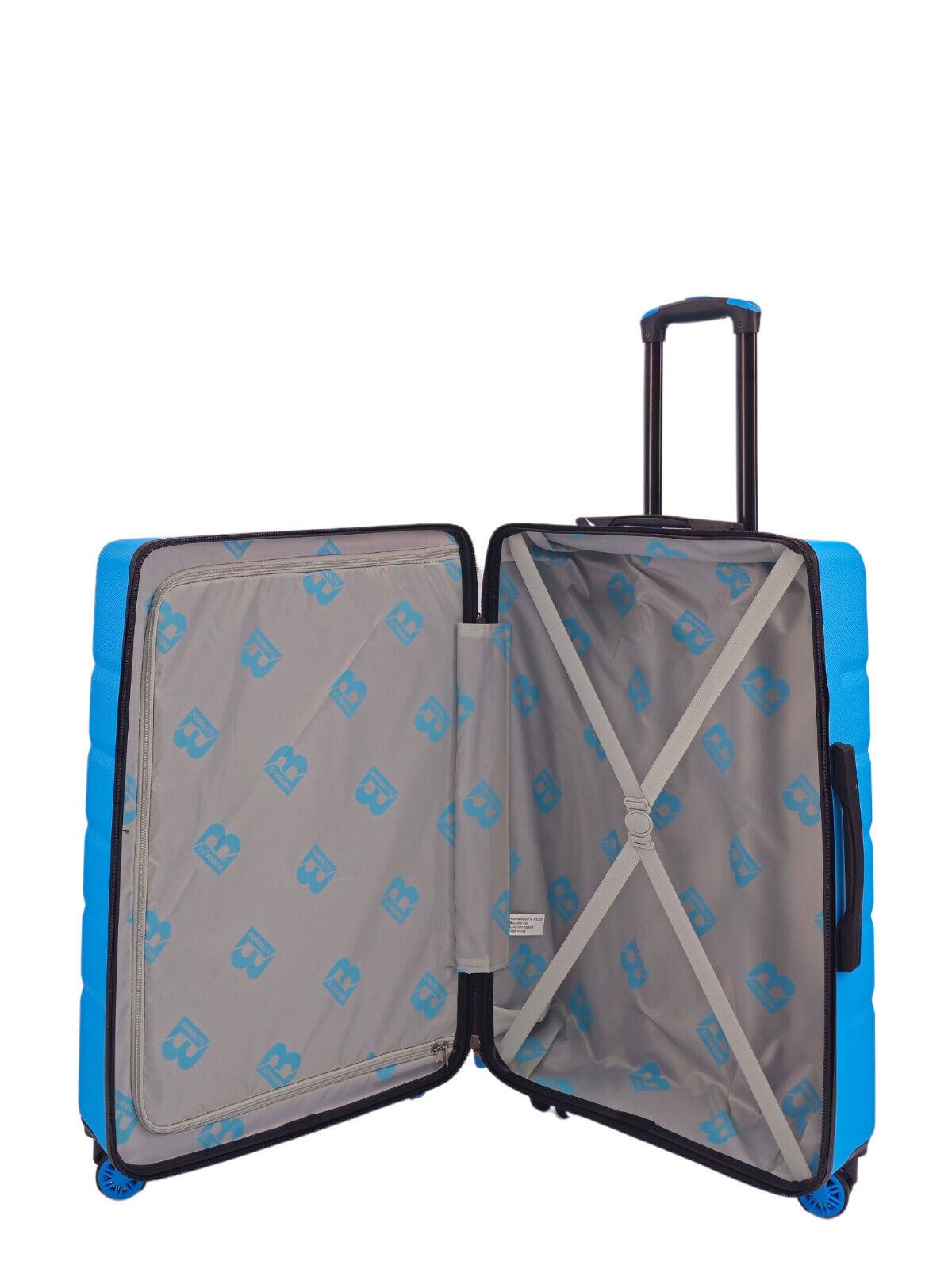Coker Medium Soft Shell Suitcase in Blue