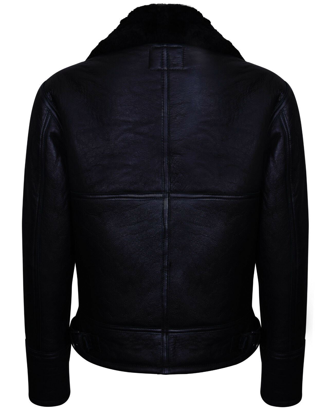 Mens B3 WW2 Leather Sheepskin Jacket-Hartland