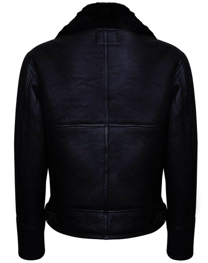 Mens B3 WW2 Leather Sheepskin Jacket-Hartland
