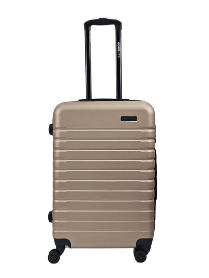 Lightweight Gold Hard Shell ABS Suitcase Set Luggage Travel Trolley Cabin Cases