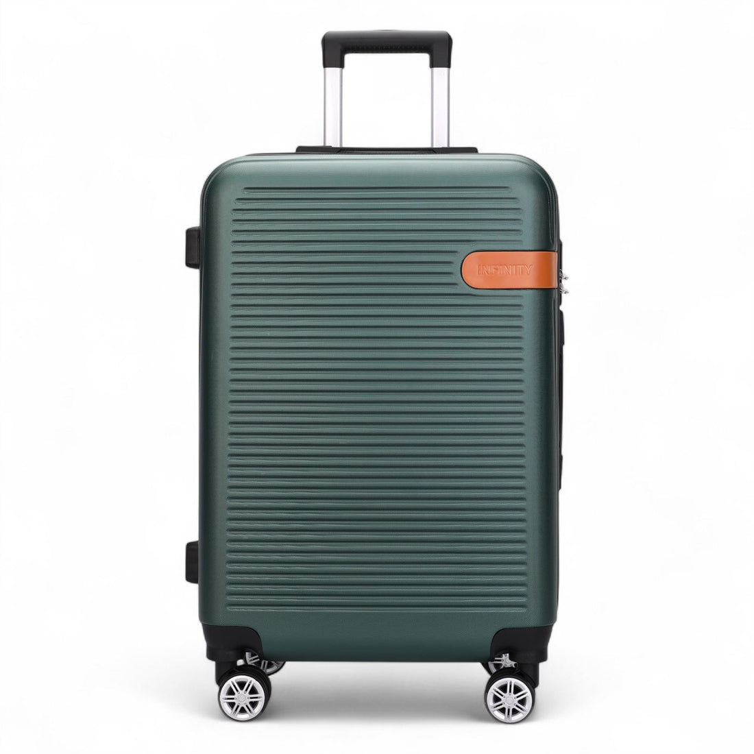 Calgary Large Hard Shell Suitcase in Emerald Green